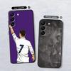 Football Star Numbers Phone Case for Samsung Galaxy A21s A22 A23 A25 A33 A34 A52s A53 A54 A55 A71 A26 A36 A56 Soft Cover