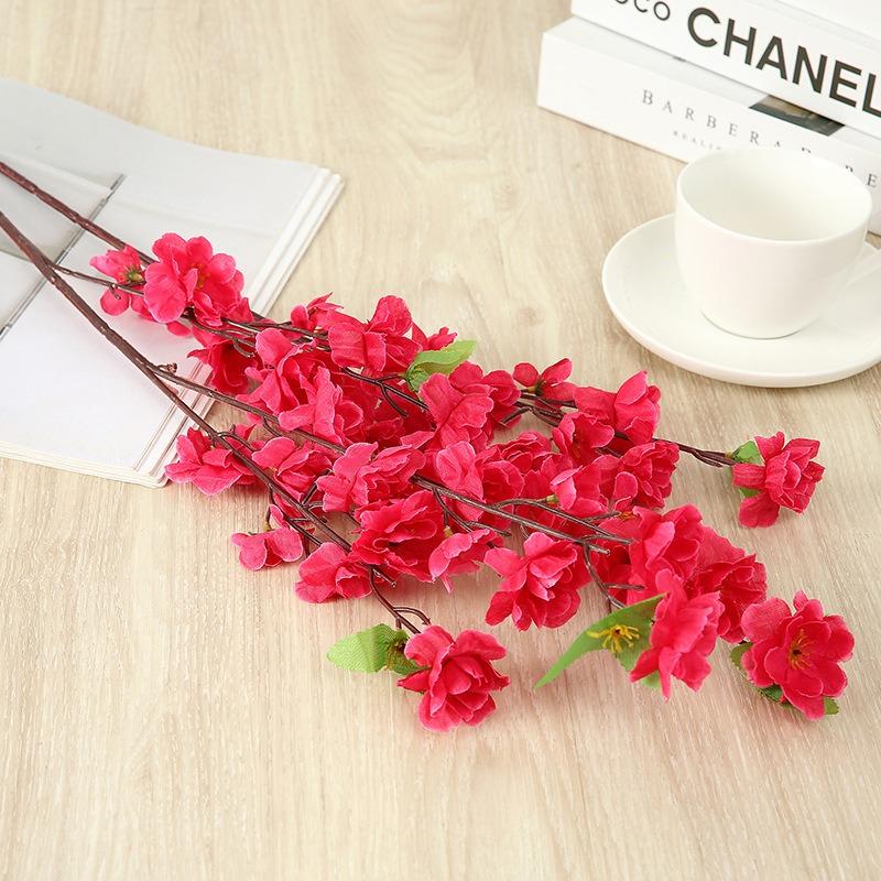 Sakura Künstliche Blumen Bouquet für Garten Party Hochzeit Ehe Dekoration Home Zimmer Decor Gefälschte Blumen Tisch Vase Ornament