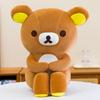 30cm Rilakkuma Cartoon Sitzende Knieumarmung Haltung Plüschtier PP-Baumwollfüllung Bettdekoration Begleiter Spielzeug Mädchen Geburtstagsgeschenk