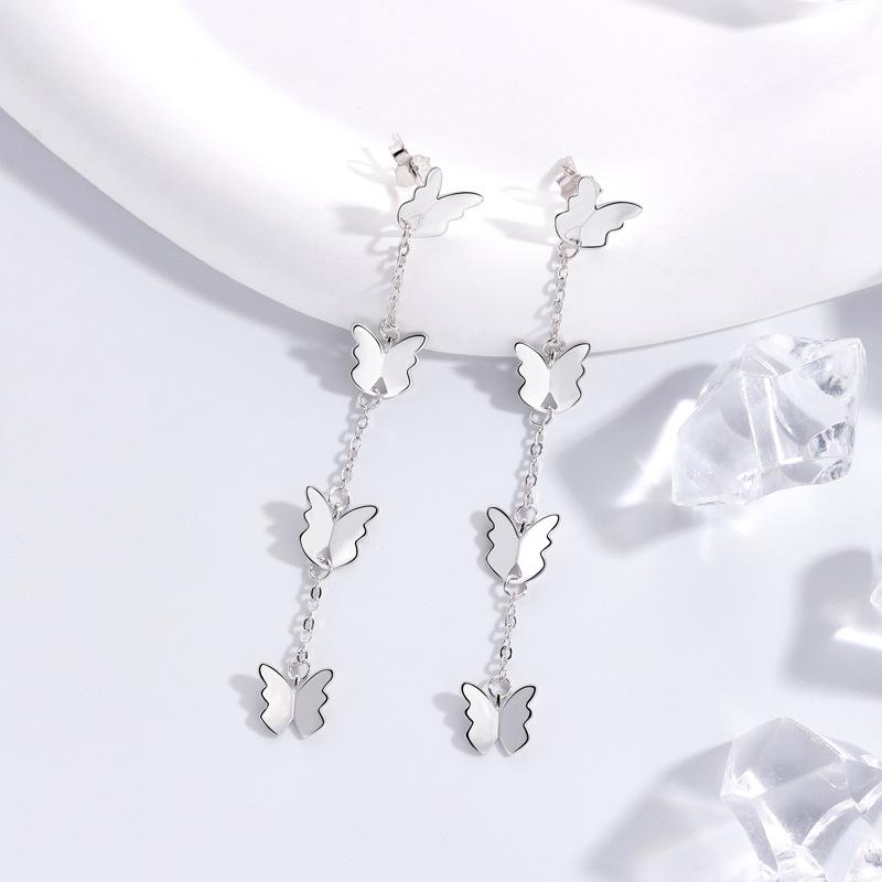 

Серьги-кисточки «Танцующая бабочка» Женские Свежие и Милые Нишевый дизайн Креативные серьги Ювелирные изделия Женские