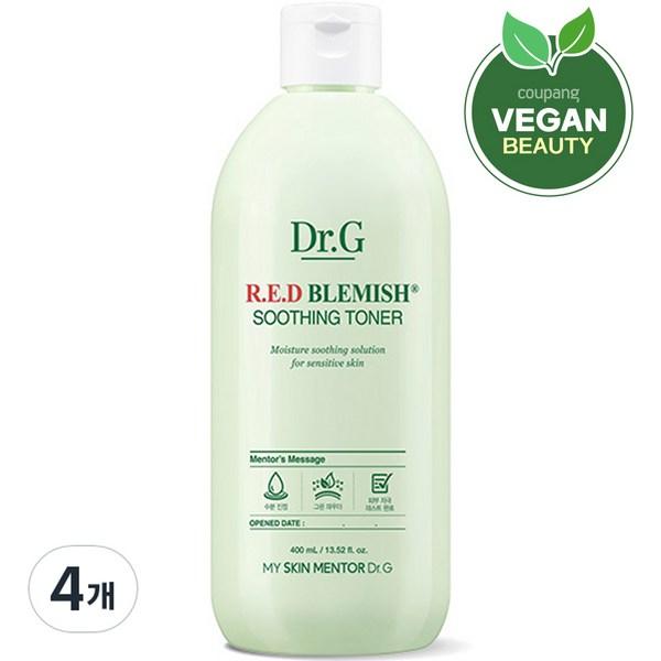 

Dr.G Red Blemish успокаивающий тоник, 400 мл, 4 упаковки
