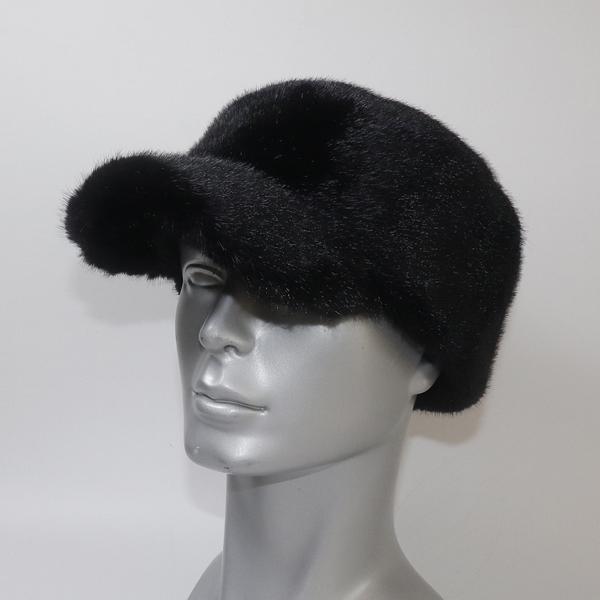 

Новая мужская зимняя роскошная шапка из искусственного меха норки, теплая шапка из искусственного меха, модные женские качественные мягкие шапки из искусственного меха норки Adjustable 55cm-60cm чёрный