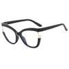 European & American Irregular Pearl-Decorated Anti-Blue Light Women's Eyeglasses Frame - Colorful & Unique Design