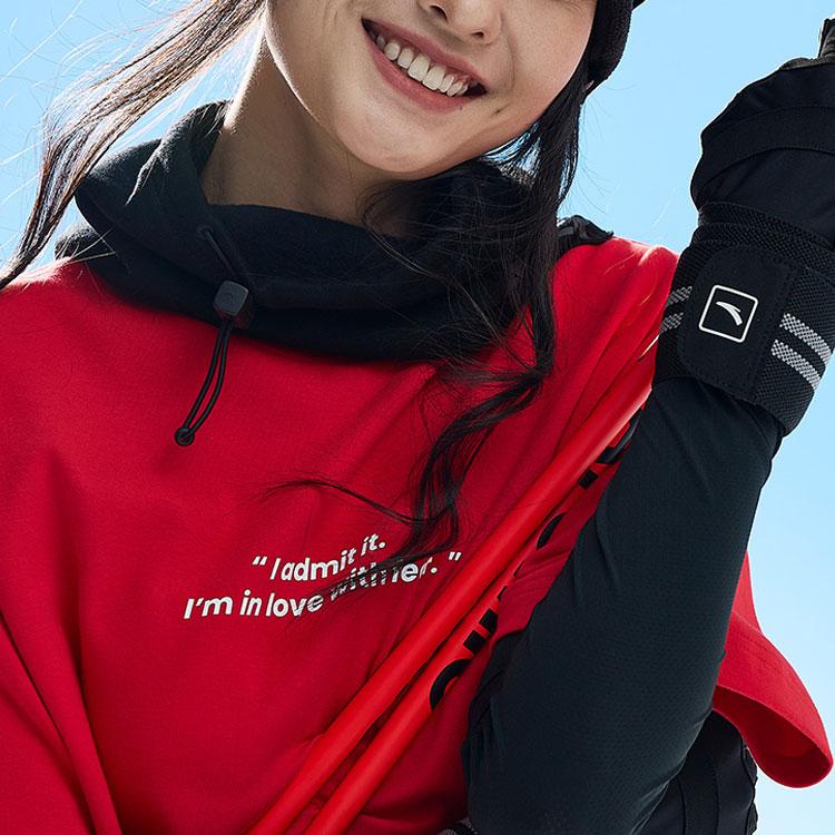 Anta SS22 Gold Dragon Print Sports Straight T-Shirt Unisex Tops Red 962228189-2