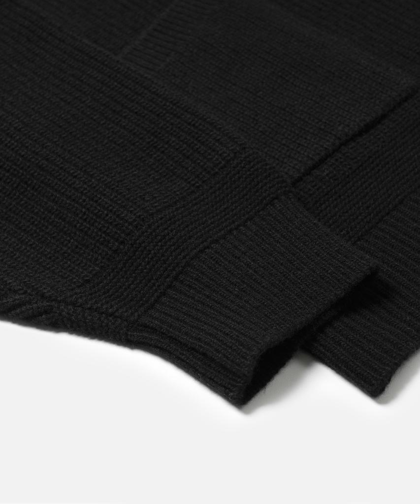 Frizmworks Wool Deck Zip Up Cardigan _ Black