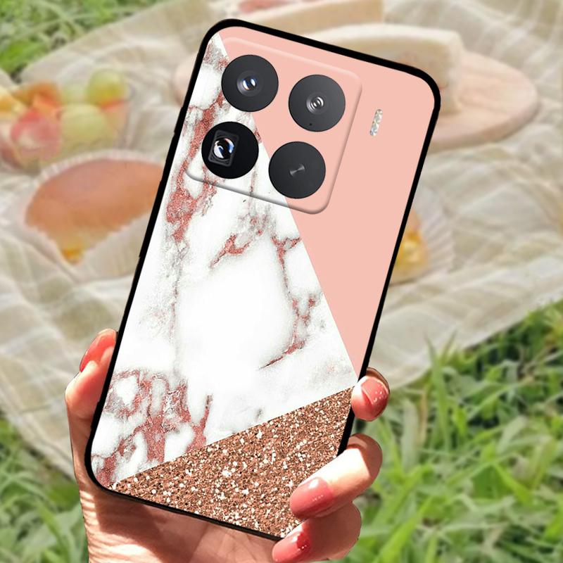 Hülle Für Xiaomi 15 Pro Silikon TPU Handy Stoßfest Weicher Bumper Schutzhülle Für Xiaomi Mi 15 Pro Coque 2410DPN6CC Schutzhüllen