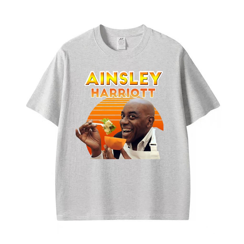 Lustiges Meme Ainsley Harriott Give Your Meat A Good Old Rub Print T-Shirt Unisex Lässiges Rundhals-T-Shirt Unisex Mode Baumwoll-T-Shirt