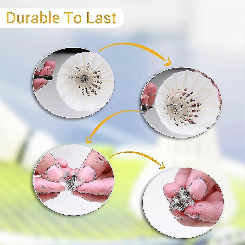 Badminton Shuttlecock Set Of 6 Led Badminton Shuttlecocks Birdies Lighting Glow In The Dark Badminton Shuttlecock Birdie Badminton compatible Indoor /