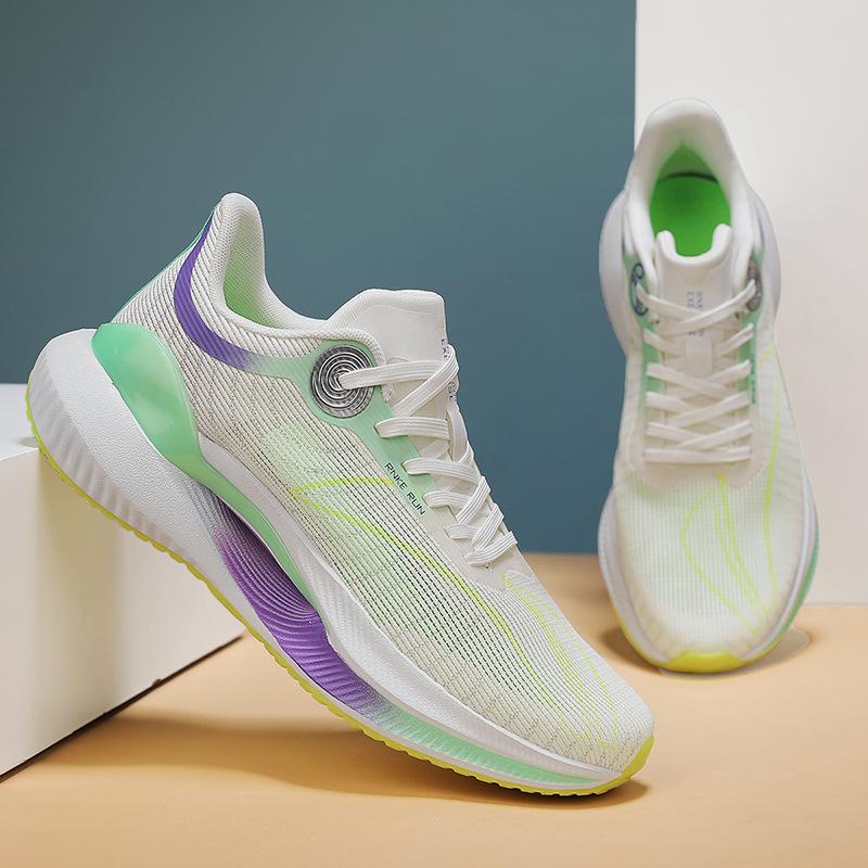 Jueying 2 generation running shoes men's carbon plate rebound shock absorption sports shoes men's and women's high school entrance examination profes