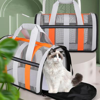 Pet Gezi Taşınabilir Kedi Köpekler Çanta Yaz Nefes Taşıyıcı Seyahat Köpek Yavrusu Tek Omuz Çantası Pet Taşıma Çantası Tedarikçisi