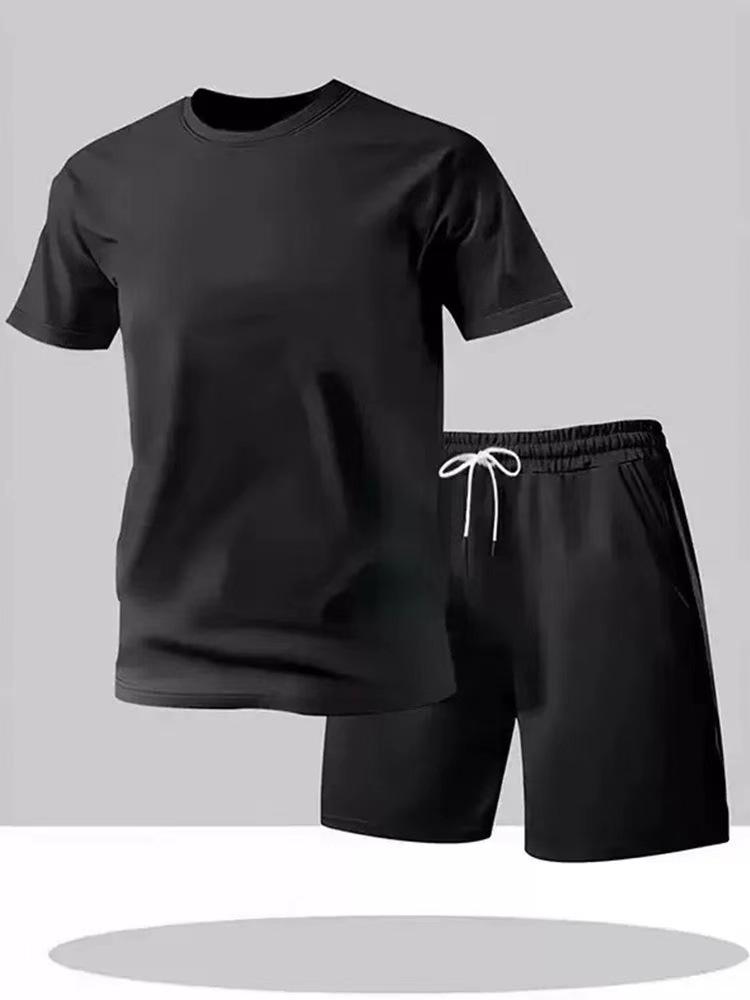 Men's Quick-Dry Short-Sleeve Running Sportswear Set