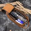 Nuevo Bolso de Mano para Hombre de Cuero Crazy Horse Multifuncional Neceser Genuino Gran Capacidad Almacenamiento para Mujer