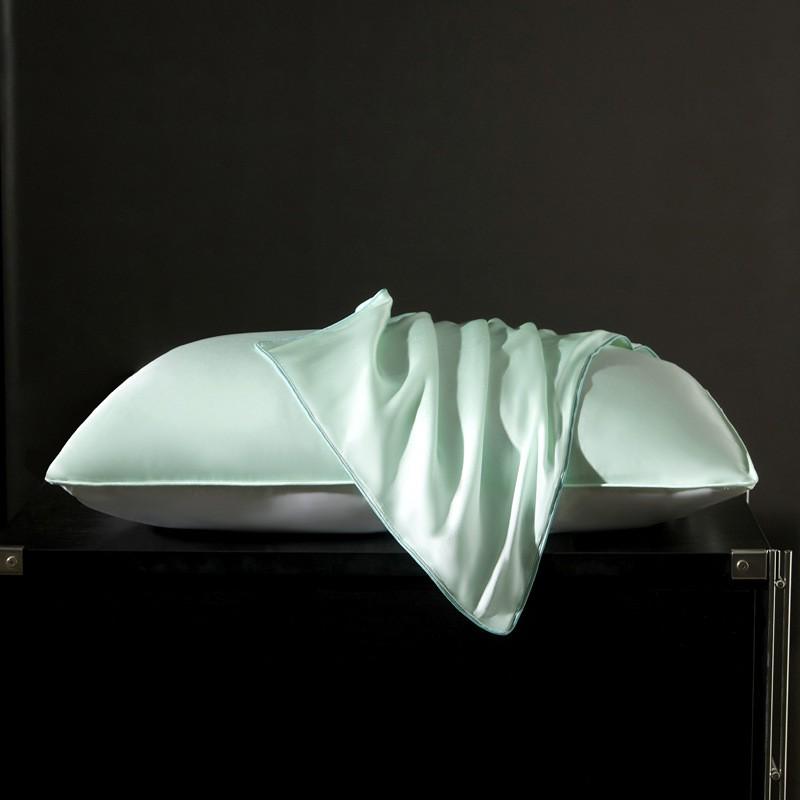 40mm 100% Pure Mulberry Silk Pillowcase 48x74cm Single Or Pair Anti-Mite Hypoallergenic Luxury Sleep Cover