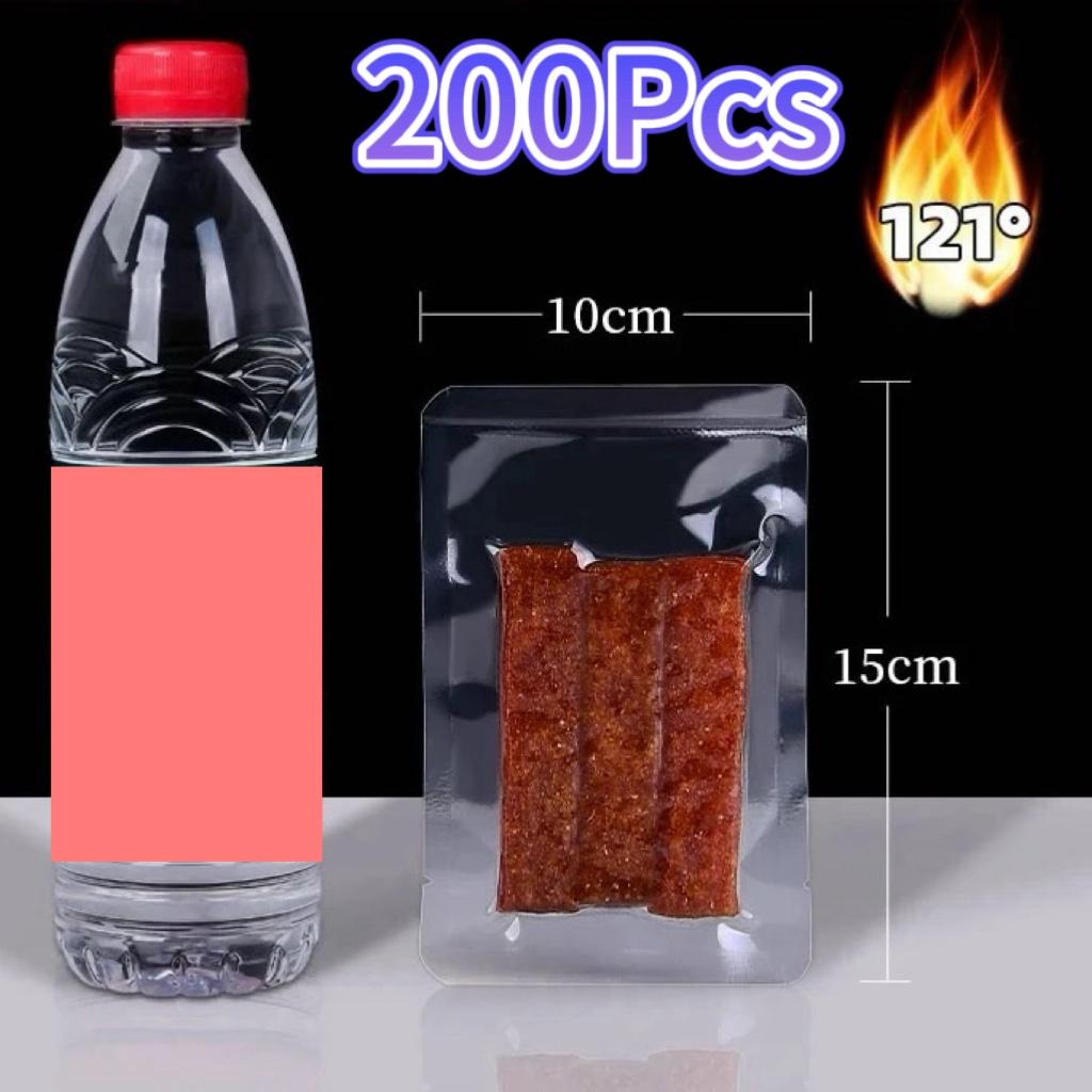 100pcs Vacuum Sealer Bags, Vacuum Airtight Compression Bag, Transparent Food Packaging Bag, For Kitchen Meat,Fruit And Vegetable