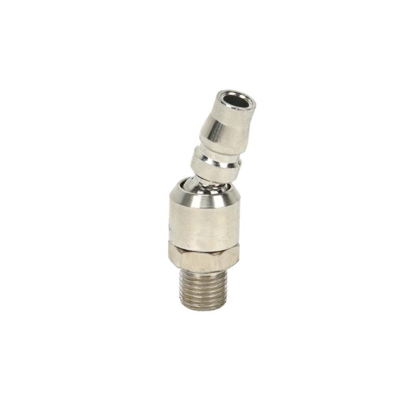 Universal Air Tool Quickly Connect Plugs Fitting Hose Compressor Quick Release Coupler Universal 360 Degree Swivels Pneumatic Quick Joint