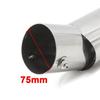 Stainless Steel 75mm / 3" Inlet Slant Cut Car Exhaust Muffler Tip Tail Pipe