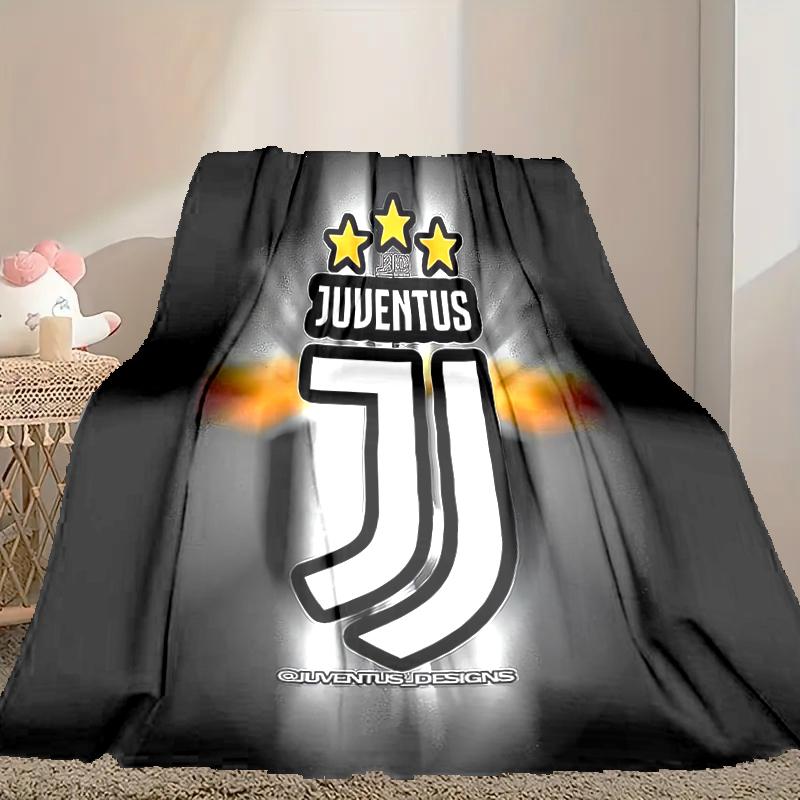 1 Stück Juventus Fußballclub Decke, Super Kuschelige Bedruckte Heimdecke, Ganzjahreswärme