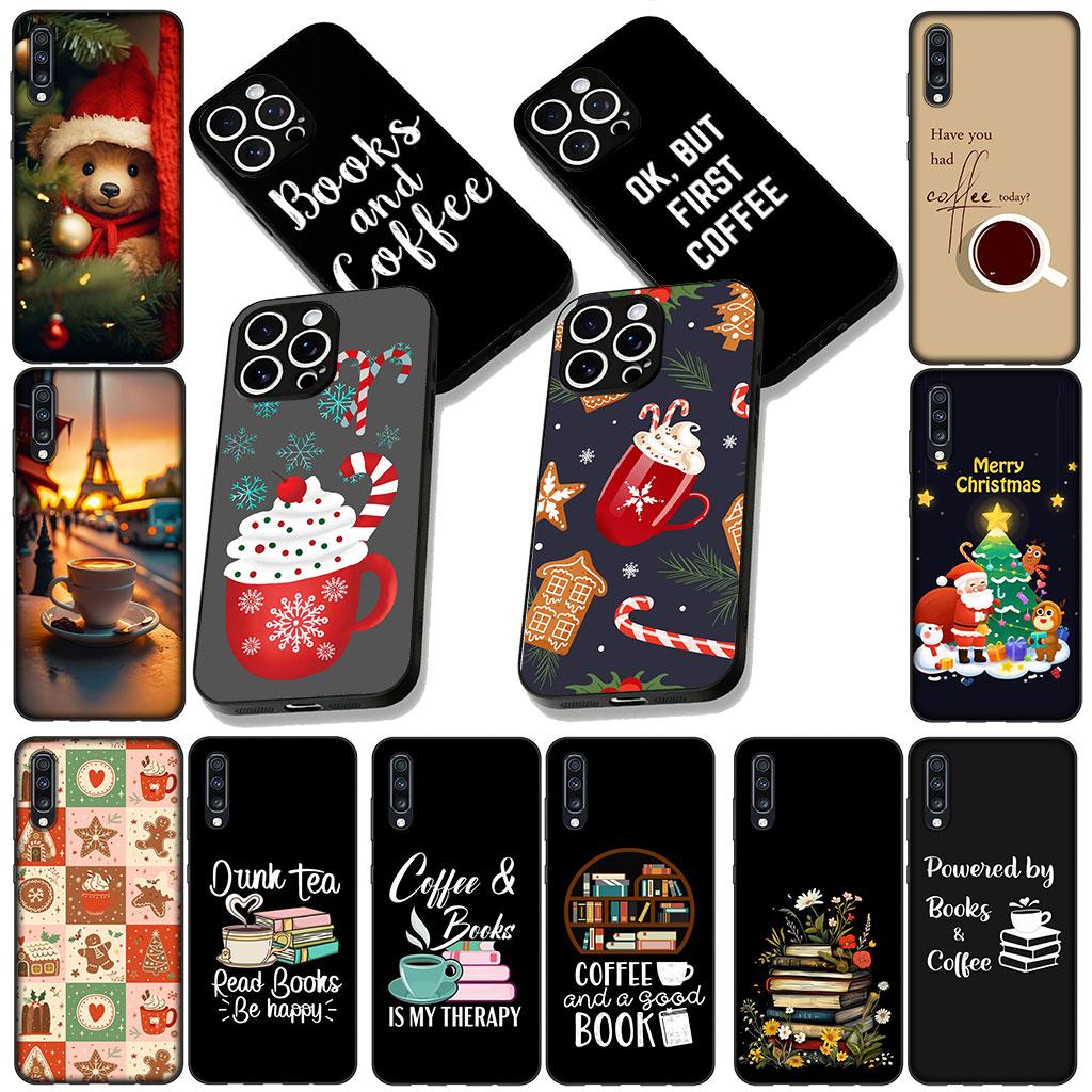 Cover for Motorola Moto Edge 70 60 Fusion NEO Pro G Stylus G56 G96 G52 G04 G05 20 Phone Case OK But First Coffee Book Christmas