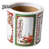 Holiday Embellishments for Scrapbooking Christmas Handwritten Name Tags Stickers Self-adhesive Coated Paper Stickers Roll Gift Personalized