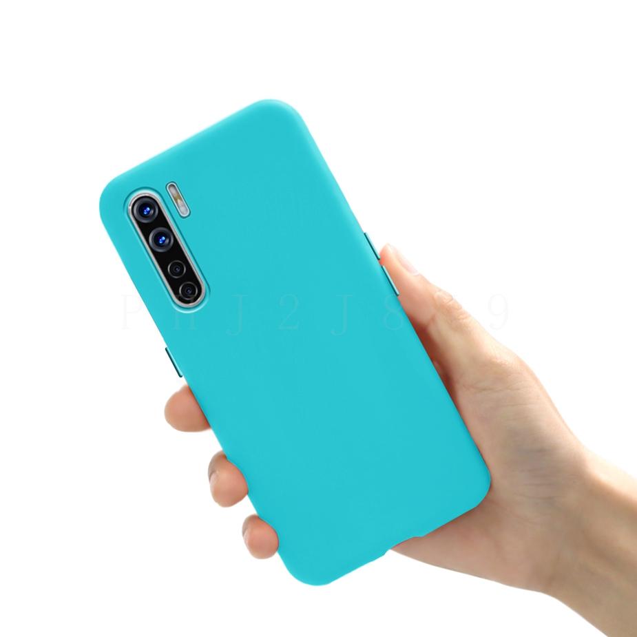 Per Custodia Oppo A91 OPPOA91 Silicone Colorato Morbida Copertura Telefono per Custodia OPPO F15 A 91 PCPM00 Bumper Guscio Protettivo OppoF15 6.4 pollici