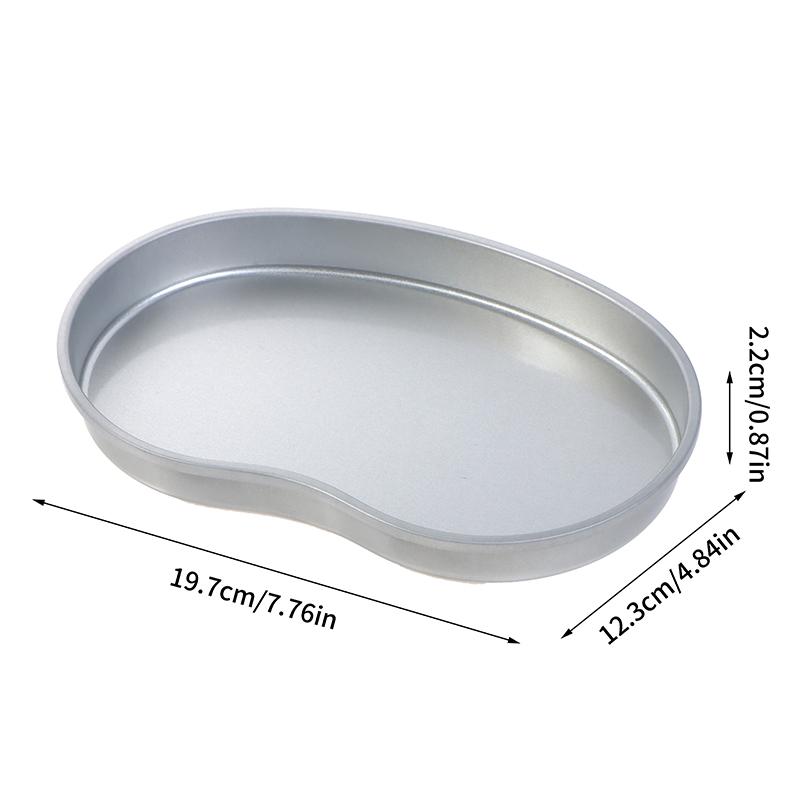 1Pcs Stainless Steel Nail Art Equipment Plate Doctor Surgical Dental Tray False Nails Dish Tools Cosmetic Storage Tray