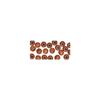 Wooden Beads - FSC 100% - 16mm - Medium Brown - 15 Pieces - Polished