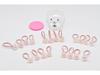 Flashing Bear Hair Ties for Kindergarten Girls - Gentle, Colorful Rubber Bands
