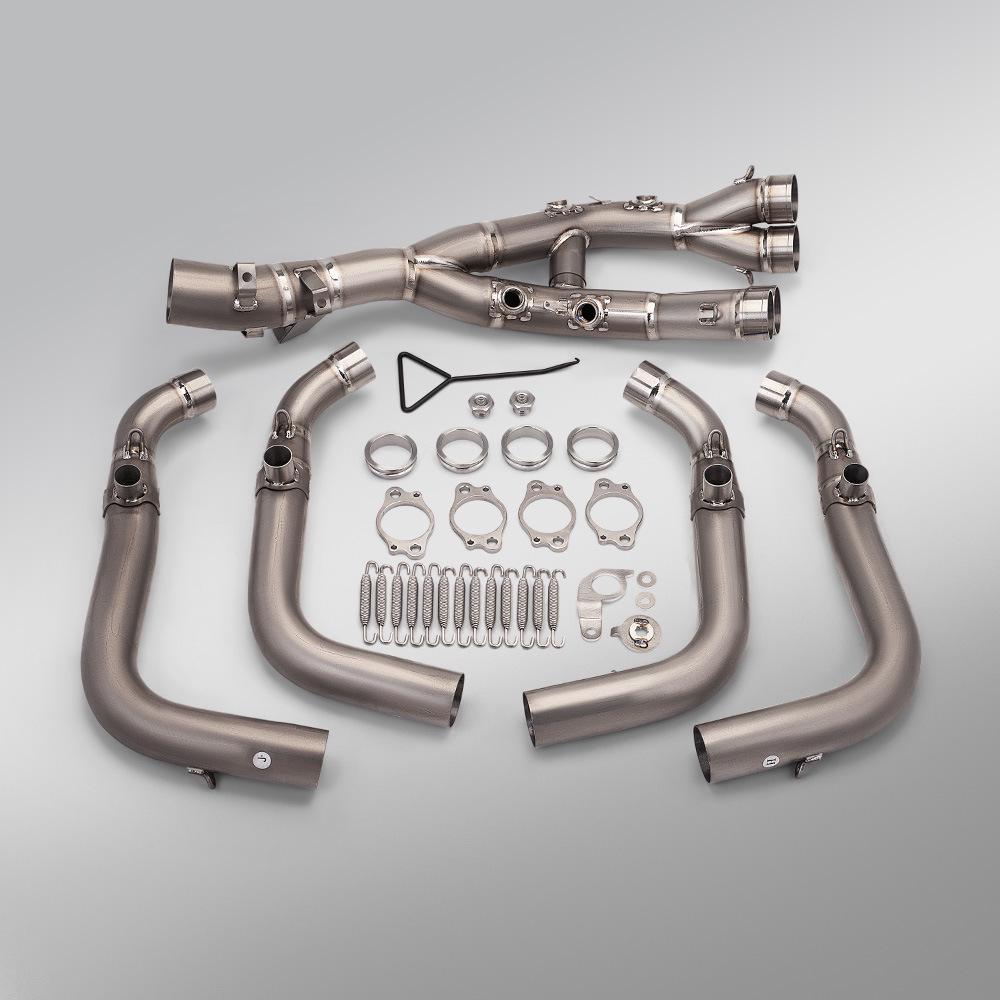 S1000XR Titanium Alloy Full Exhaust System: Front & Tail Sections