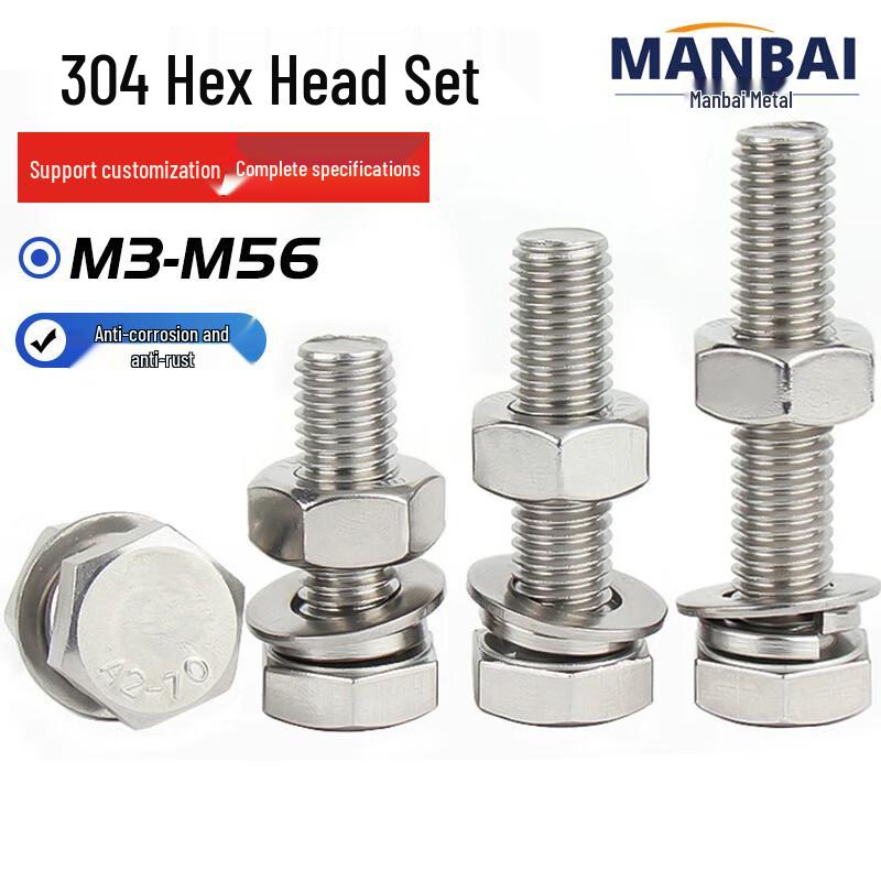 304 Stainless Steel Cane Tip Fastener Kit