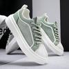 Little White Shoes Men's 2025 New Mesh Breathable and Comfortable Sports and Leisure Shoes Soft Sole Heightening Lightweight Board Shoes
