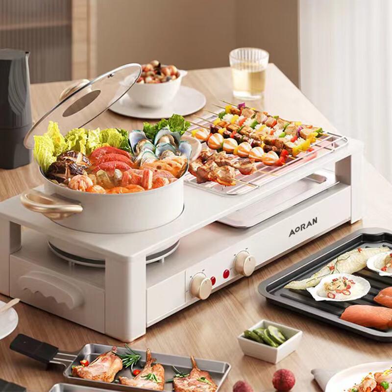Koreański wielofunkcyjny elektryczny garnek do gotowania i grill