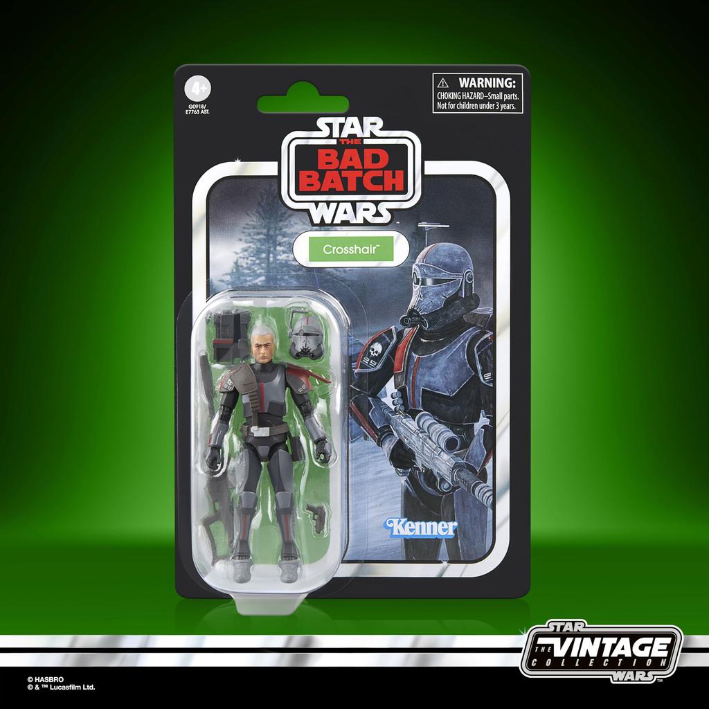 Hasbro Star Wars The Vintage Collection Crosshair The Bad Batch Premium 9.5cm Collectible Action Figure G0918 Authentic