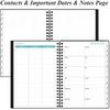 2026 Planner - Weekly & Monthly Planner from January 2026 - December 2026, Planner 2026 with Flexible Cover, Tabs, Inner Pocket, 6.4" x 8.5", Black