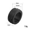 Black Plastic Bicycle Handlebar Conversion Spacer 25 4mm to 31 8mm Adapter