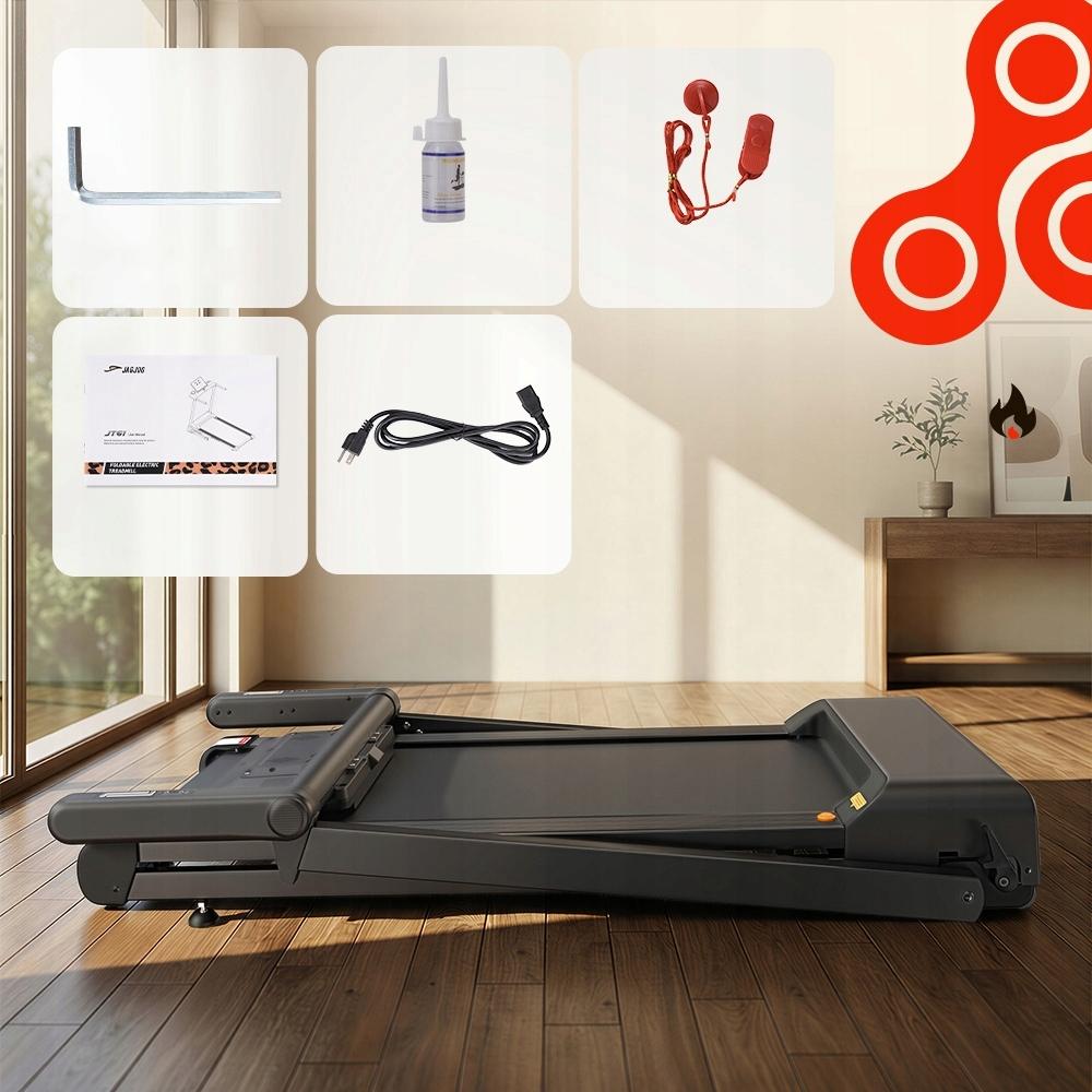 Electric Treadmill FT62-DZ Foldable Home with LED App for 150kg 1-16 Km/h Up To 1-18%