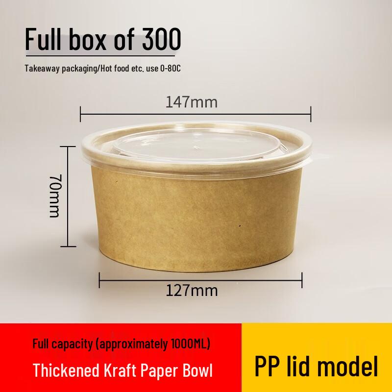 MiaoJie Disposable Sugarcane Pulp Round Food Containers