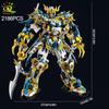 HUIQIBAO SunWuKong Warrior Mech Robot Building Blocks MOC Chinoiserie Action Figure Brick Children City Construction Display Toy