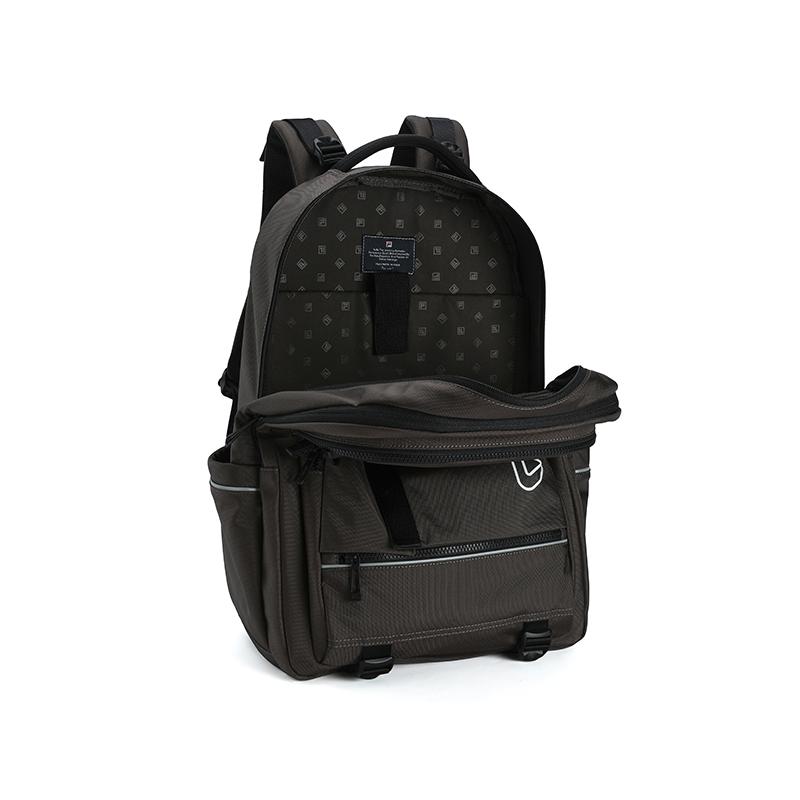 New FILA ORIGINALE Fabric Backpack Men's Tidal Flats Gray F13M539106FDY