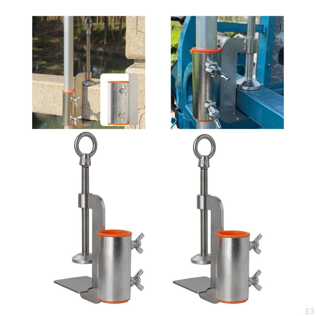 Sluneční klip, držák, stojan na slunečník, pro venkovní terasu, plot, trávník