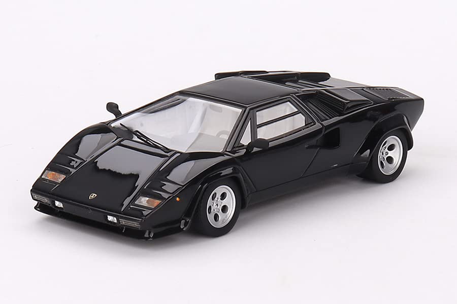 TrueScale Miniatures TSM MODEL Lamborghini Countach 5000S Black Finished Product 1/43
