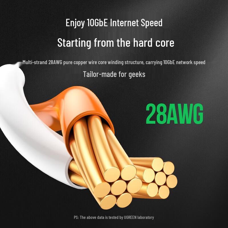UGREEN Cat7 Pure Copper Shielded Ethernet Cable