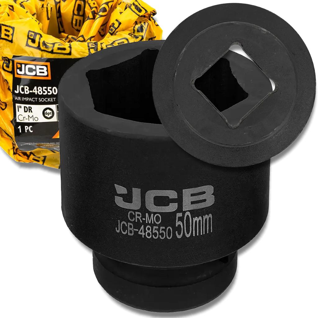 JCB Impact Socket 1" 50mm 6-Point Cr-Mo Socket Wrench