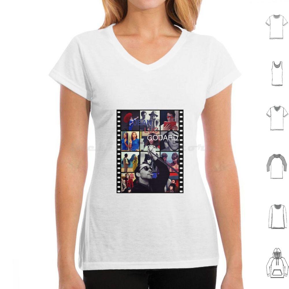

Godard T Shirt Cotton Men Women DIY Print Godard Jean Luc Godard French Cinema Nouvelle Vague Cult Movies Pierrot Le Fou Anna 3XL