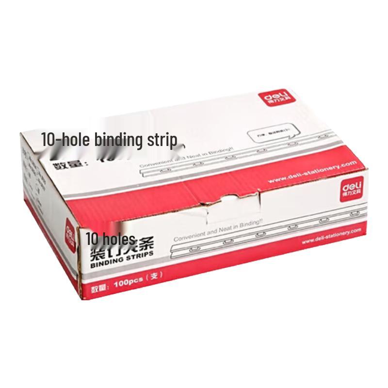 Deli 3825 10-Hole 5mm Plastic Binding Combs