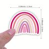 500pcs Colorful Rainbow Decal Stickers Water Bottles Laptops Phone Skateboards Aesthetic Stickers for Gifts Packaging Stickers