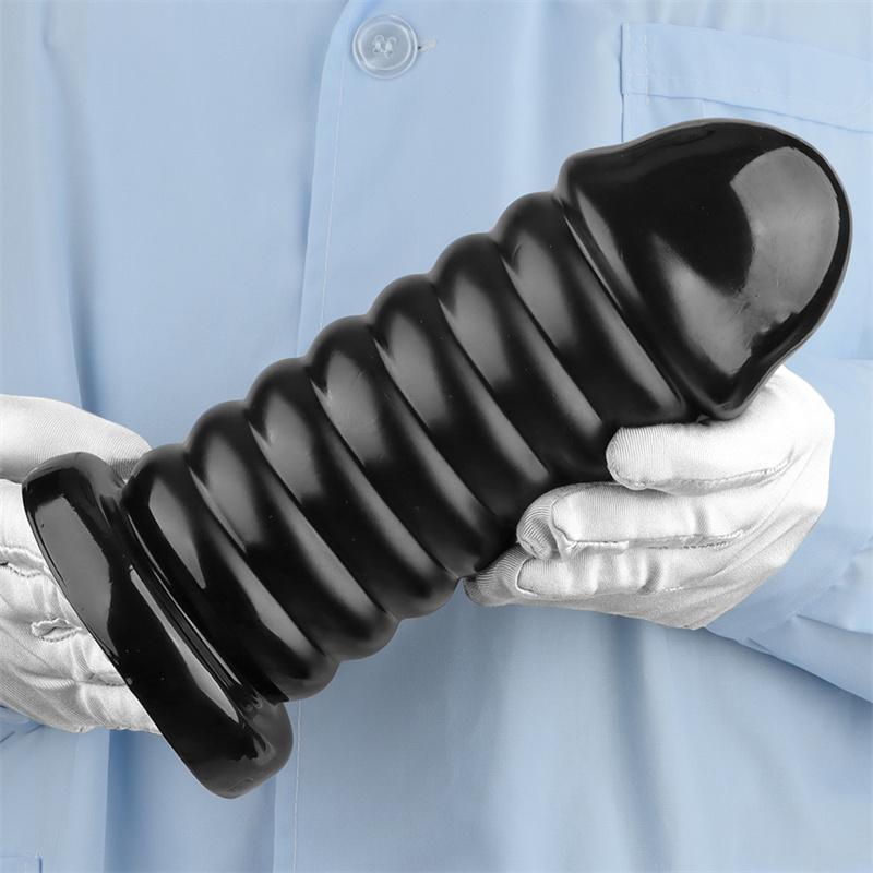 Černá chryzantéma, anální kolík, ženský, zadní komora, anální otvor, sexuální produkty, rozšiřující zařízení, extra velké dildo