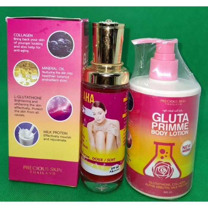Lait Éclaircissant - Gluta Prime - Anti-tâches - Nourrissant - Sans Parabène