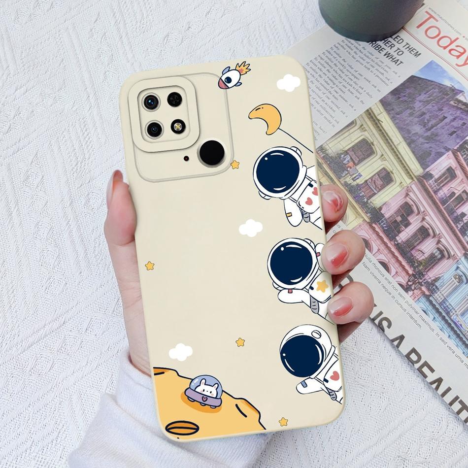 Case For Xiaomi Redmi 10C 10X 10A Sport Panda Camera Coverage Soft Liquid Silicone Cover For Redmi 10 C X A Sport Funda Bumper