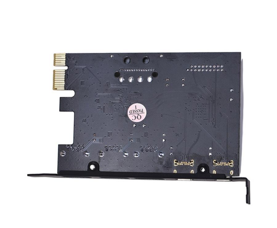 PCI Express Card To 3 PORTS USB 3.0 2 PORTS USB3.1 Type C Internal USB 3.0 20PIN 7 Ports USB HUB Pcie To Tyoe-c Expansion Card