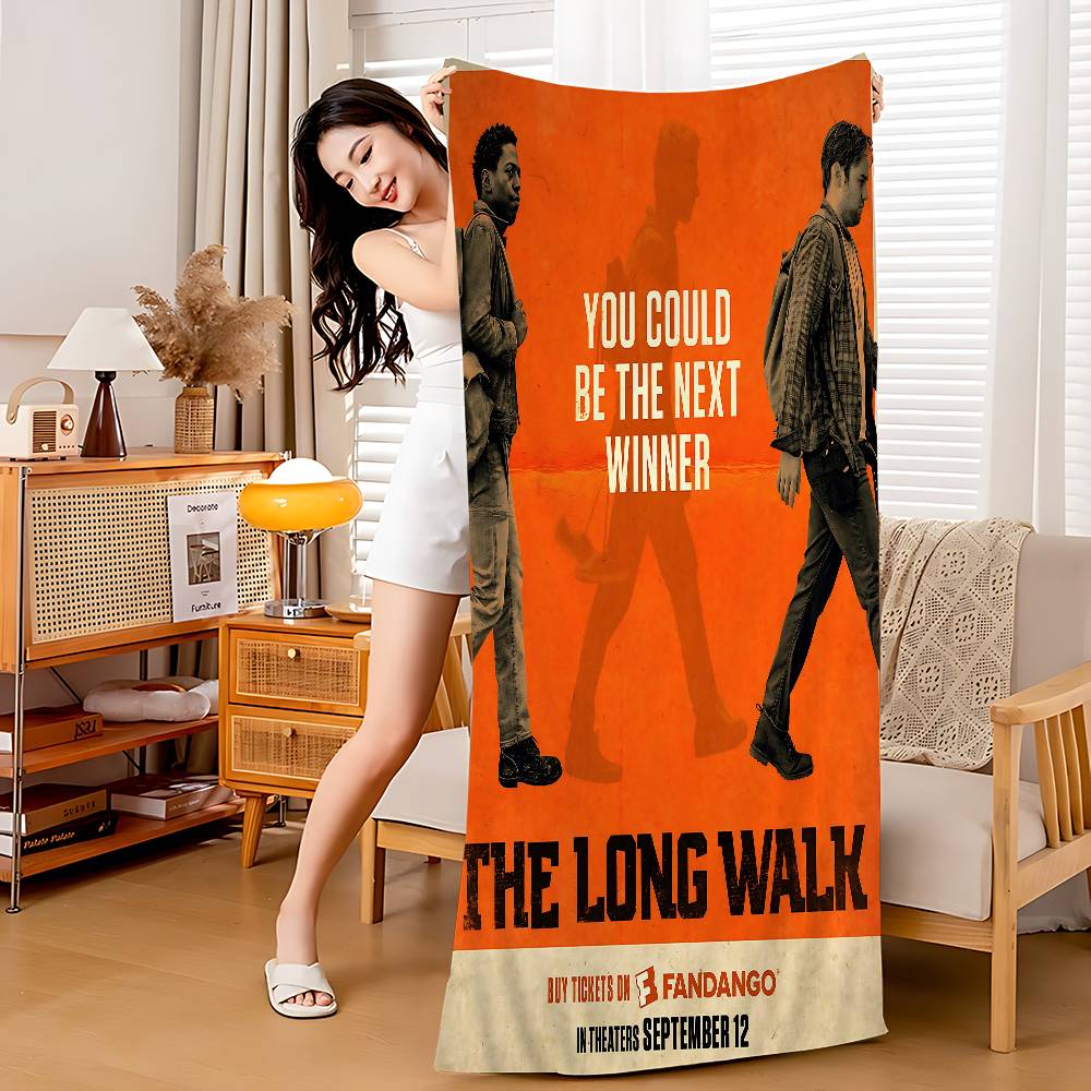 

Dystopian Movies T-The Long Walk-MT Beach Towel Colorful Bath Towels For Girl Microfiber Quick Dry Sand Free Beach Yoga W30*H60(CM)
